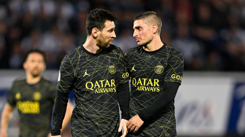 Lionel Messi congratulates Verratti for leaving PSG
