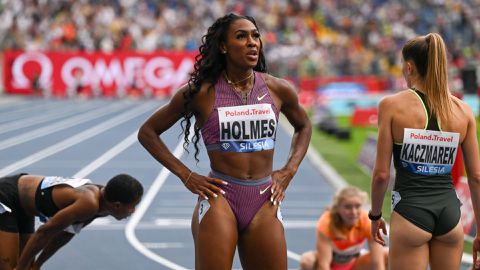 Alexis Holmes reflects on Diamond League final debut after being edged out by Marileidy Paulino