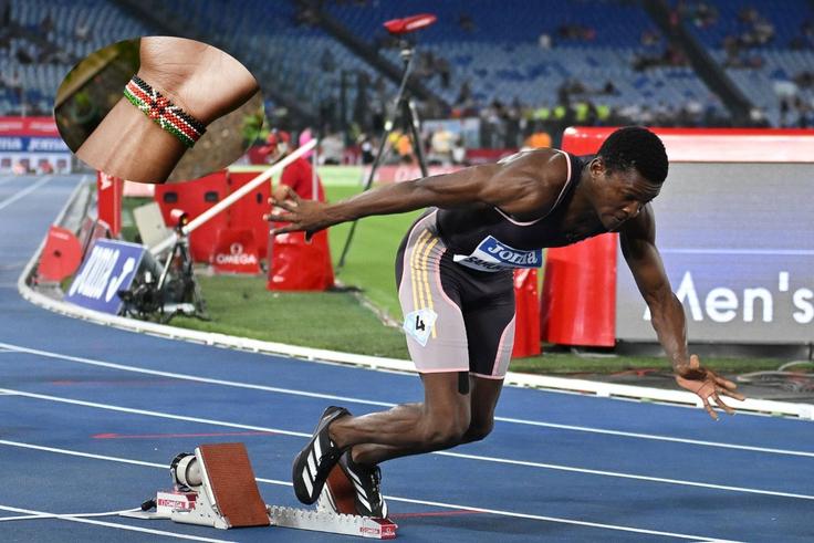 Zambia's Muzala Samukonga reveals reason for wearing Kenyan bracelets at Diamond League final