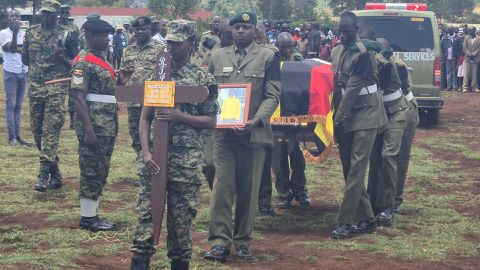 Rebecca Cheptegei: Ugandan Olympian laid to rest amid tributes from athletics world