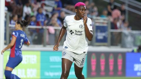 Asisat Oshoala: Super Falcons star scores for Bay FC against North Carolina Courage