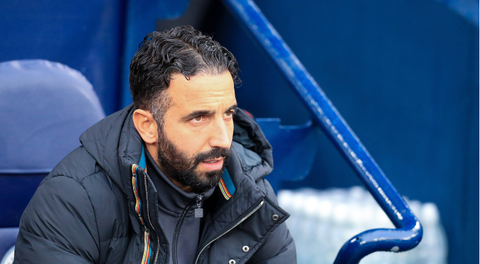 Ruben Amorim during the Manchester derby || Image credit: Imago