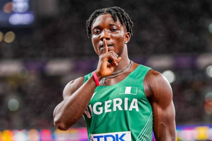 Kanyinsola Ajayi: Perfect birthday gift - Fans praise first Nigerian in 18 years to reach world championships 100m final.