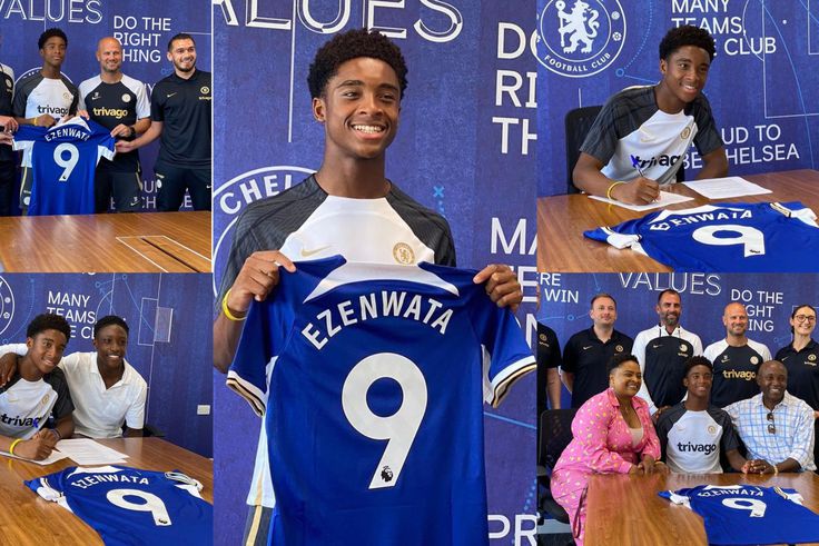 After a successful trial, Chelsea has signed 15-year-old Nigerian-eligible youngster Chizaram Ezenwata, previously of Charlton Athletic FC. Instagram/Chizaram Ezenwata