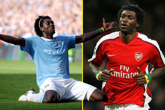 Former Arsenal and Manchester City striker Emmanuel Adebayor || Image credit: TalkSport