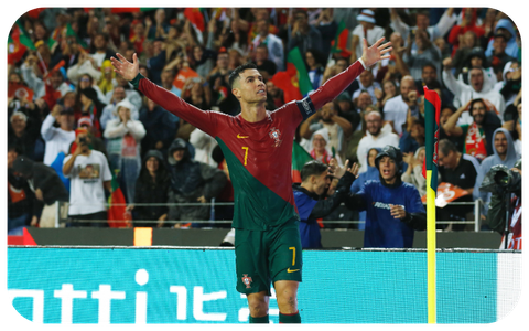 Cristiano Ronaldo extends gap over Messi as he sets two new records after scoring against Slovakia