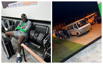 Super Eagles star Boniface puts up footage of ‘Isakaba’ bus provided by the Libya FA