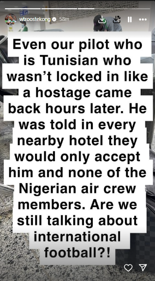 According to Super Eagles of Nigeria captain William Troost-Ekong, they will not play the AFCON 2025 against the Mediterranean Knights following how Libyan officials treated them.