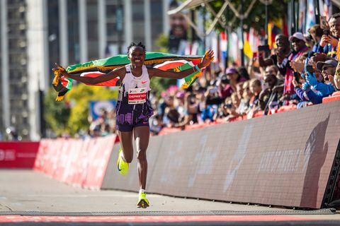 Ruth Chepngetich dedicates record-breaking Chicago Marathon victory to Kelvin Kiptum