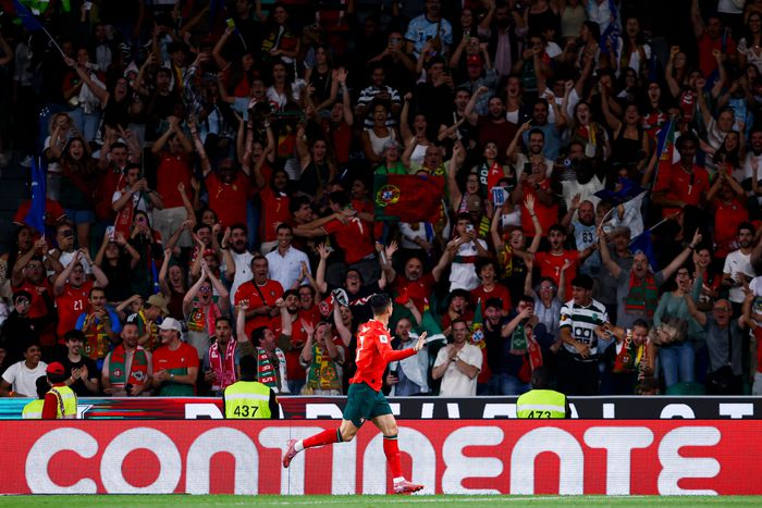 Dominik Szoboszlai dents brace by Cristiano Ronaldo with late goal as Hungary Draw Portugal 2-2.