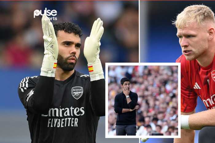 Aaron Ramsdale was replaced by David Raya as Arsenal's number one