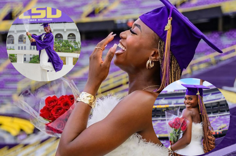 Favour Ofili: Nigeria's 'Star Girl' graduates as a standout student-athlete from Louisiana State University