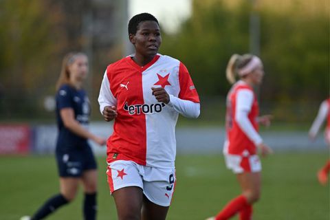 Kenyan forward features in UEFA Women’s Champions League for Slavia Prague