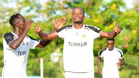 Eric Kapaito puts Omala on notice after opening his Tusker FC goal account