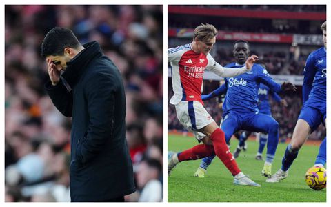 Arsenal fails to close gap on Liverpool as the Gunners were held by Everton