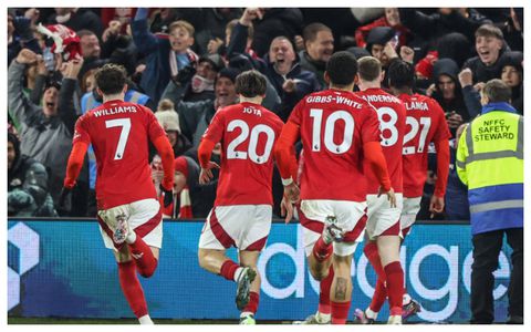 Awoniyi benched as Elanga’s late goal completes Nottingham Forest’s comeback against Aston Villa