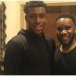Alex Iwobi and his uncle Jay Jay Okocha.