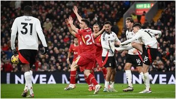 Liverpool vs Fulham: Jota rescues Slot's 10-man Reds from Iwobi's brave Cottagers