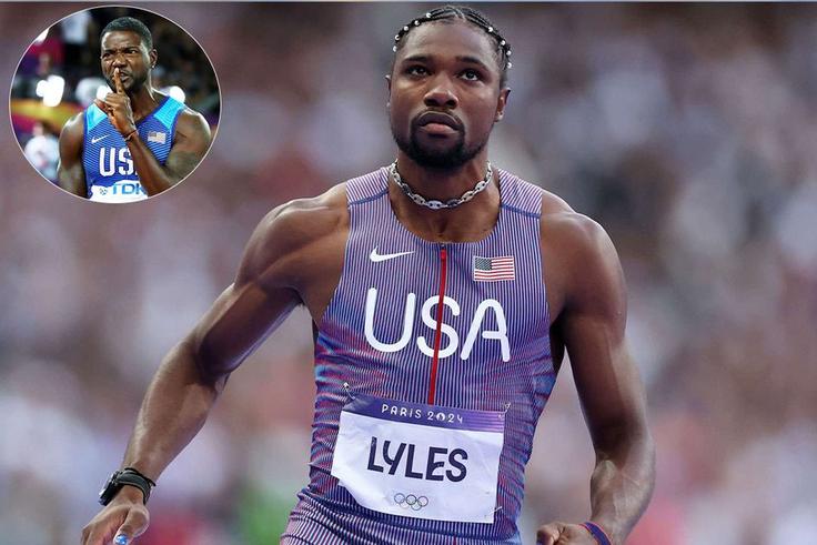 Justin Gatlin defends Noah Lyles over controversial 200m stance: 'The 100m defines the fastest man'