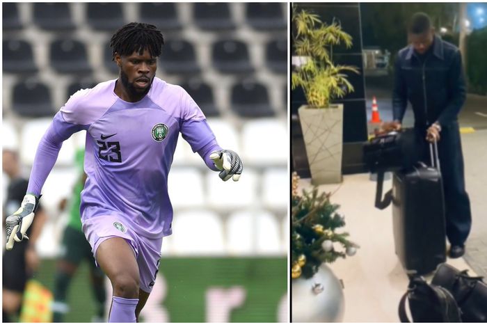 Nigeria's camp opens for AFCON 2025: Francis Uzoho FIRES first shot in Super Eagles' No.1 jersey war