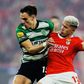 Manuel Ugarte and Enzo Fernandes tussle in the Lisbon Derby