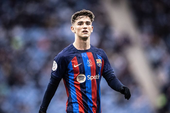 Gavi at the Supercopa de Espana