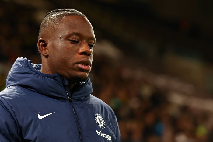 London, England, 12th January 2023. Denis Zakaria of Chelsea goes off injured during the Premier League match at Craven Cottage, London.