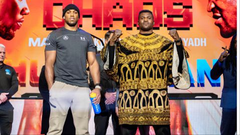 Anthony Joshua vs Francis Ngannou: Nigerian and Cameroon stars have face off in London