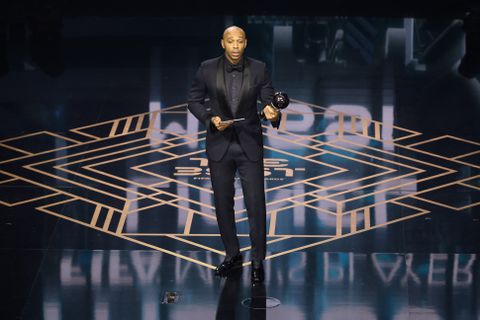 Lionel Messi: Thierry Henry collects Best FIFA Men's Player Award for absent Argentina star