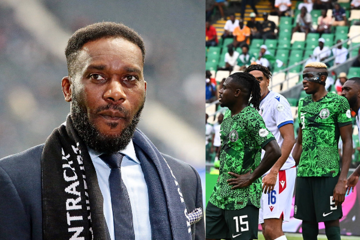 Okocha met Super Eagles stars at AFCON 2023