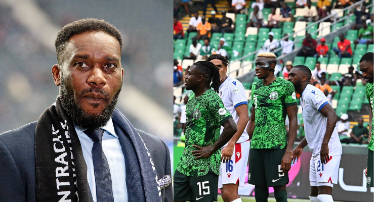Okocha met Super Eagles stars at AFCON 2023
