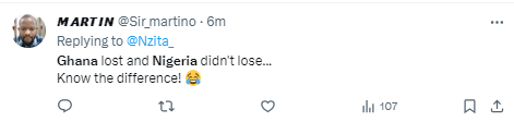 Ghanaians mocked the Super Eagles after a 1-1 draw with Equatorial Guinea, and Nigerians responded following their 1-2 loss to Cape Verde.