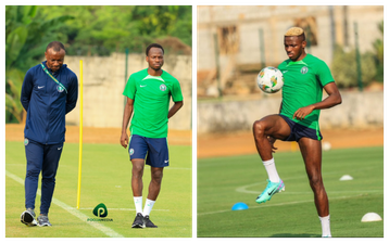 AFCON 2023: Osimhen and Yusuf Undergo Individual Training Sessions Amid Preparations for Côte d'Ivoire Clash