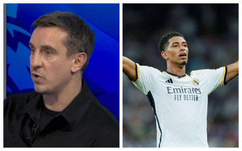 Gary Neville congratulates Jude Bellingham for rejecting Manchester United