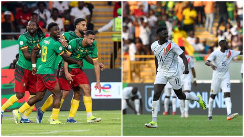 Cameroon 1-1 Guinea: Bayo nets but Onana-less Indomitable Lions held by 10-man Syli