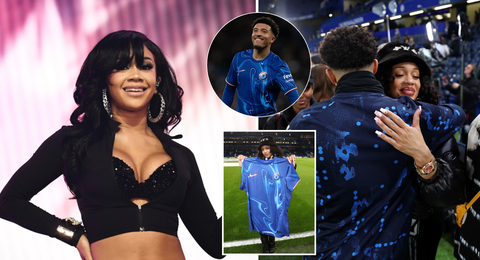 Saweetie and Jadon Sancho link up with warm hugs at Chelsea’s 2-2 draw vs Bournemouth