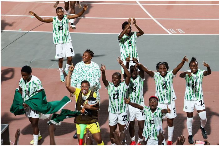 Super Falcons stars celebrate the WAFCON win | Credit: Instagram