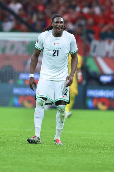 Calvin Bassey in action for Nigeria || X