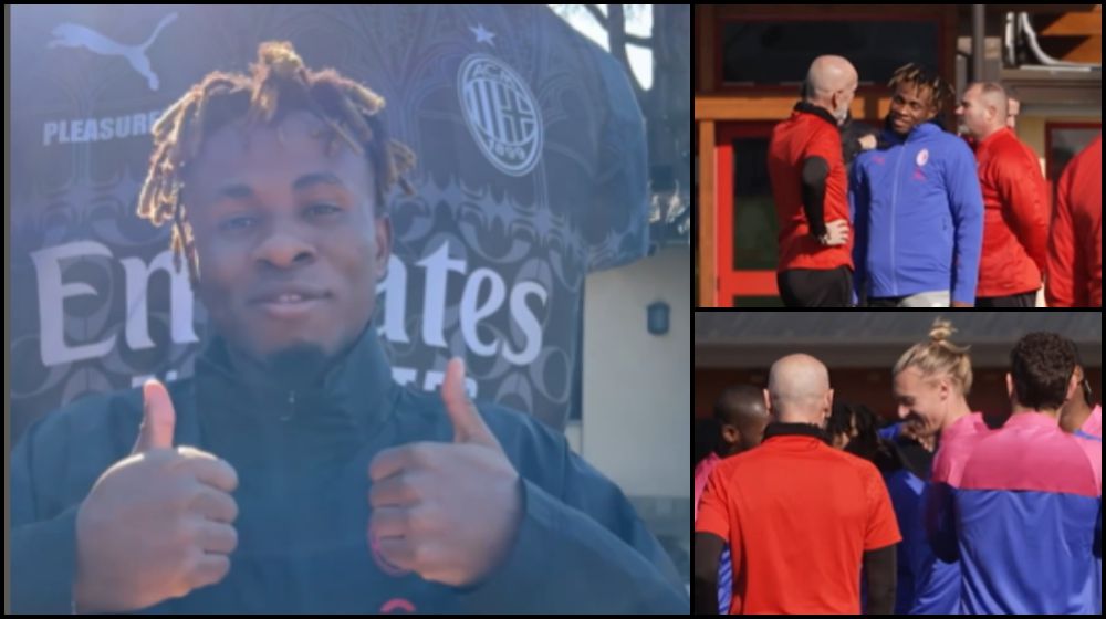 Nigeria's Chukwueze Gets Hero's Welcome From AC Milan After AFCON 2023