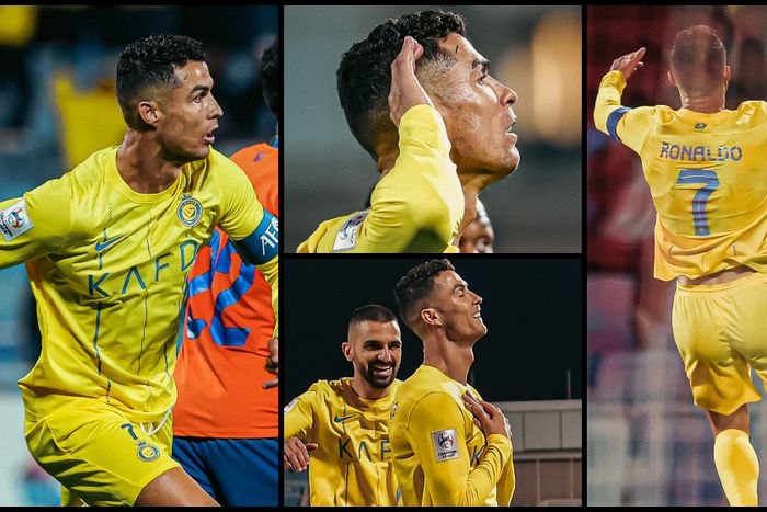 The same Cristiano Ronaldo but new celebration at Al Nassr.