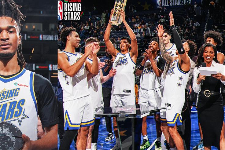 Stephon Castle wins MVP as Team C wins the Rising Stars competition to start NBA All-Star Weekend and progress to the All-Star Game against Team OG.