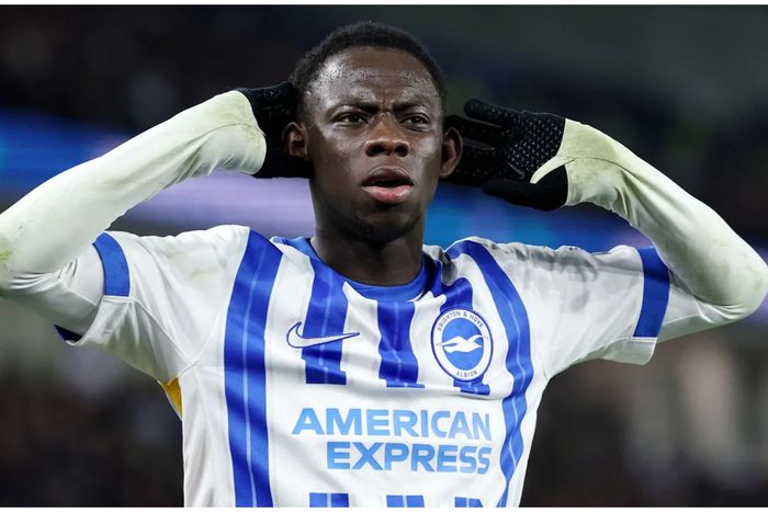 Yankub Minteh of Brighton and Hove Albion.