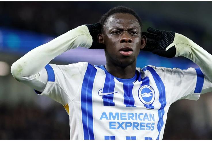 Yankub Minteh of Brighton and Hove Albion.