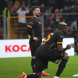 Victor Osimhen of Galatasaray during the Turkish Super League match between Galatasaray and Adana Demirspor at Rams Park Stadium on February 9, 2025 in Istanbul, Turkey. Istanbul Turkey Copyright: xSeskimphotox