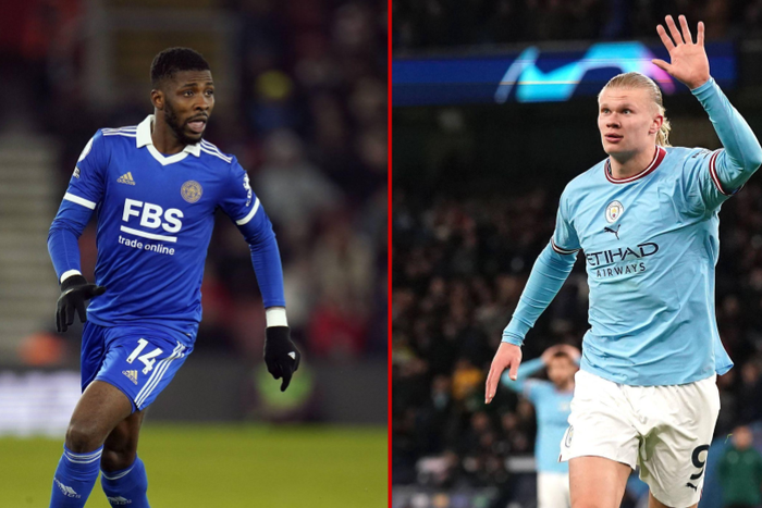 Kelechi Iheanacho and Erling Haaland