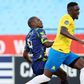 Brian Mandela featuring for Mamelodi Sundowns against Marumo Gallants.