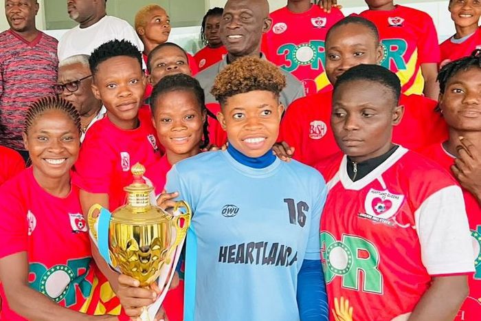 Heartland Queens goalkeeper Amarachi Atulayo