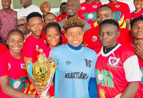 Goalkeeper Amarachi Atulayo says Heartland Queens going to Women's cup