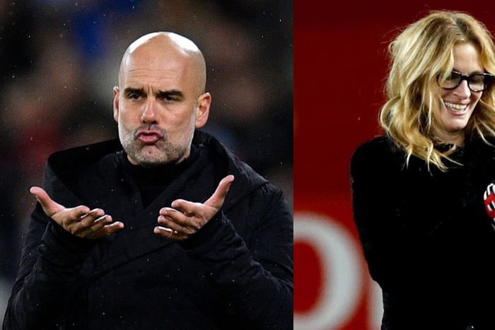 Manchester City vs RB Leipzig: Guardiola says Julia Roberts is one of his idols.