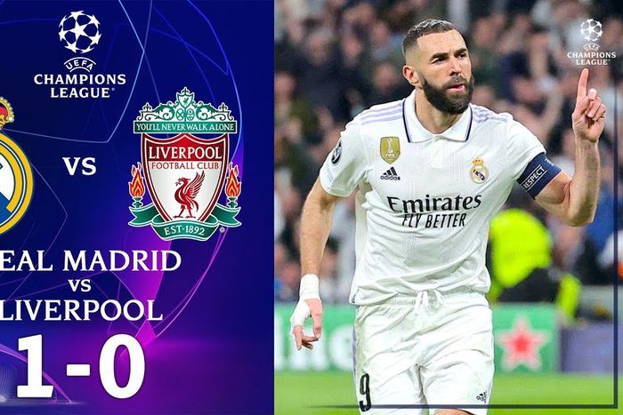 Karim Benzema scored the only goal as Real Madrid knocked Liverpool out of the Champions League
